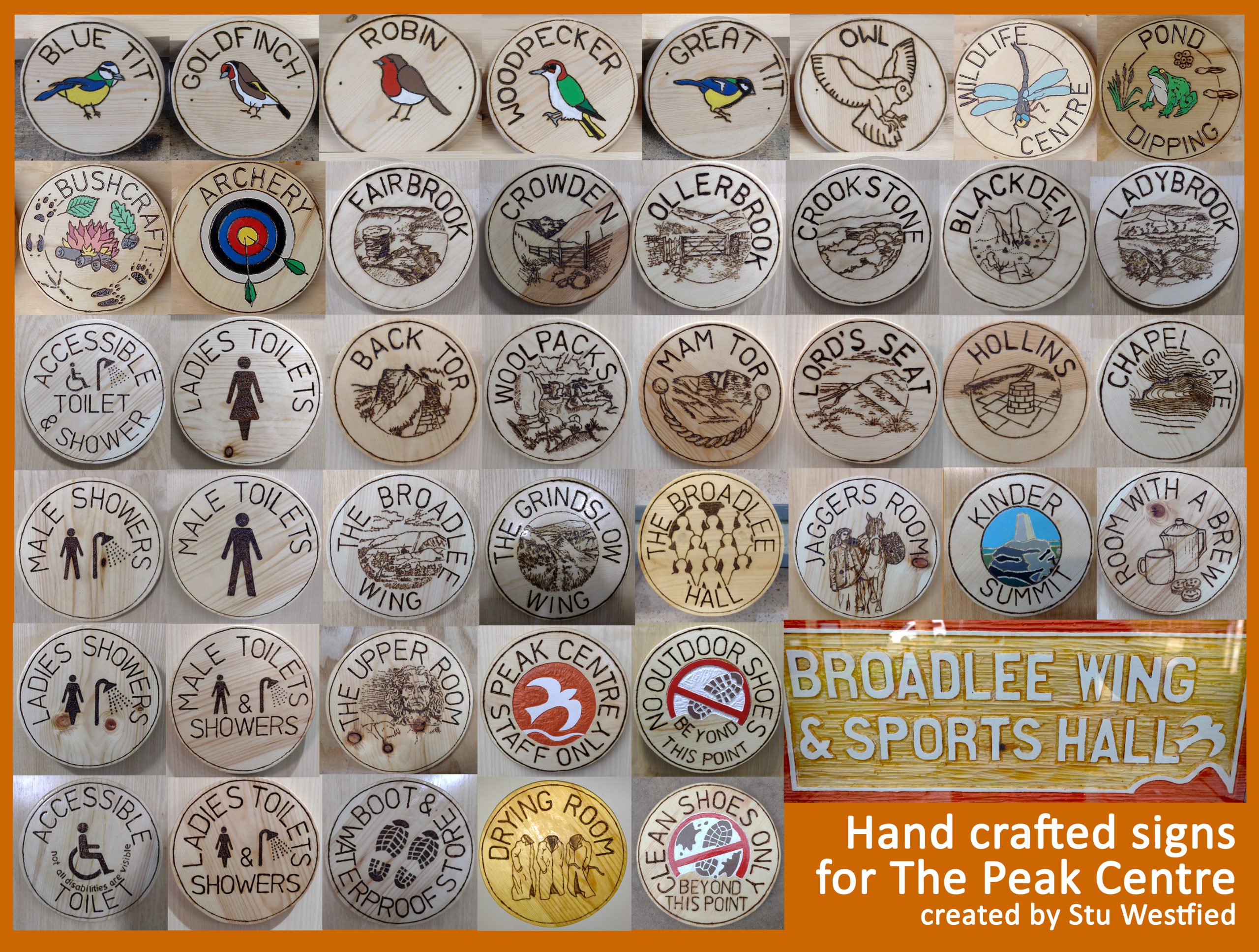 Original design and creation. Copyright Stu Westfield & The Peak Centre